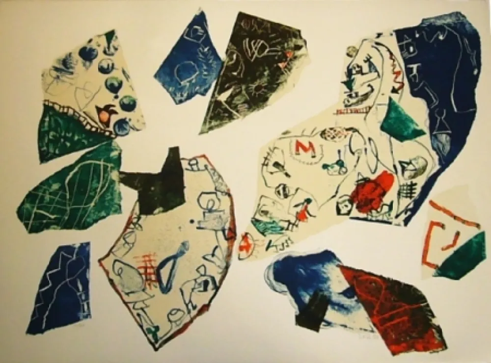 Lithograph Voss - Jugendsünden