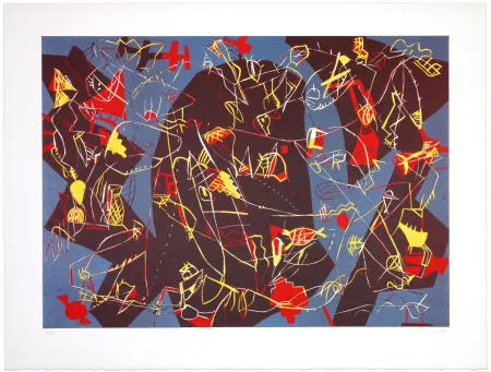 Lithograph Voss - Lucioles