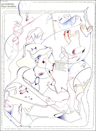 Lithograph Voss - Placard Handke