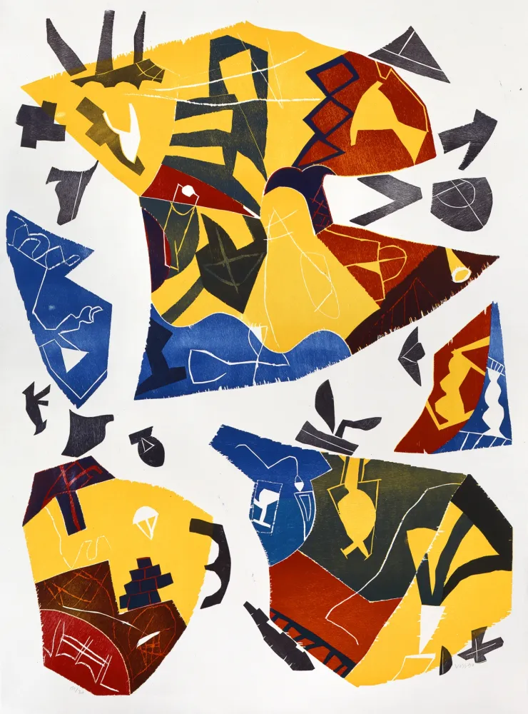 Woodcut Voss - Planètes