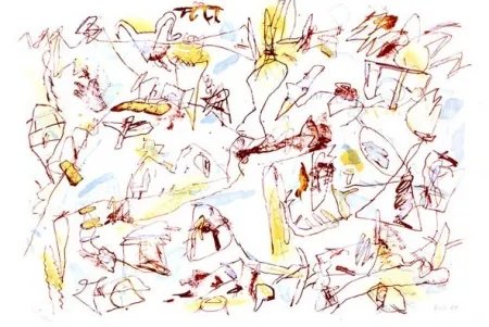 Lithograph Voss - Sans titre