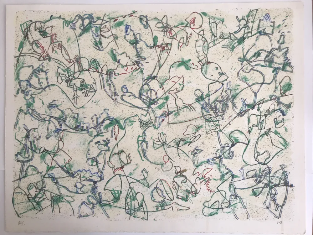 Lithograph Voss - Sans titre