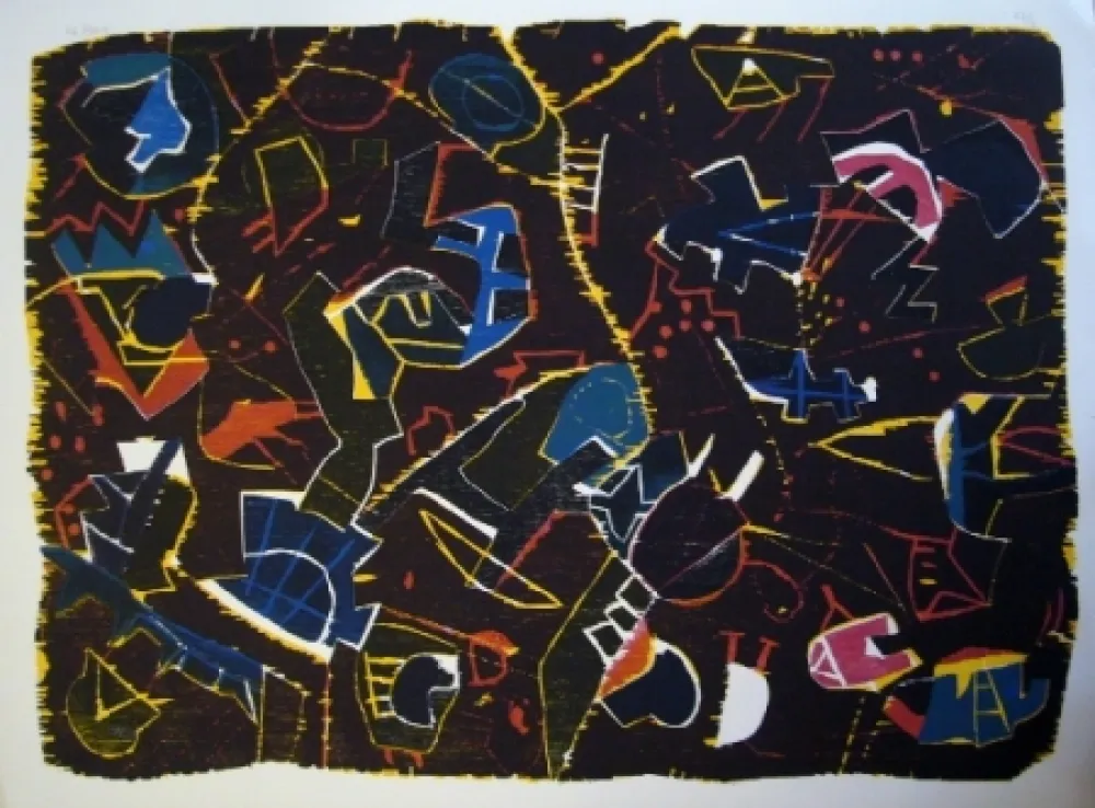 Woodcut Voss - Traumdeutung