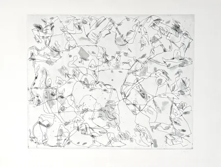 Lithograph Voss - Untitled