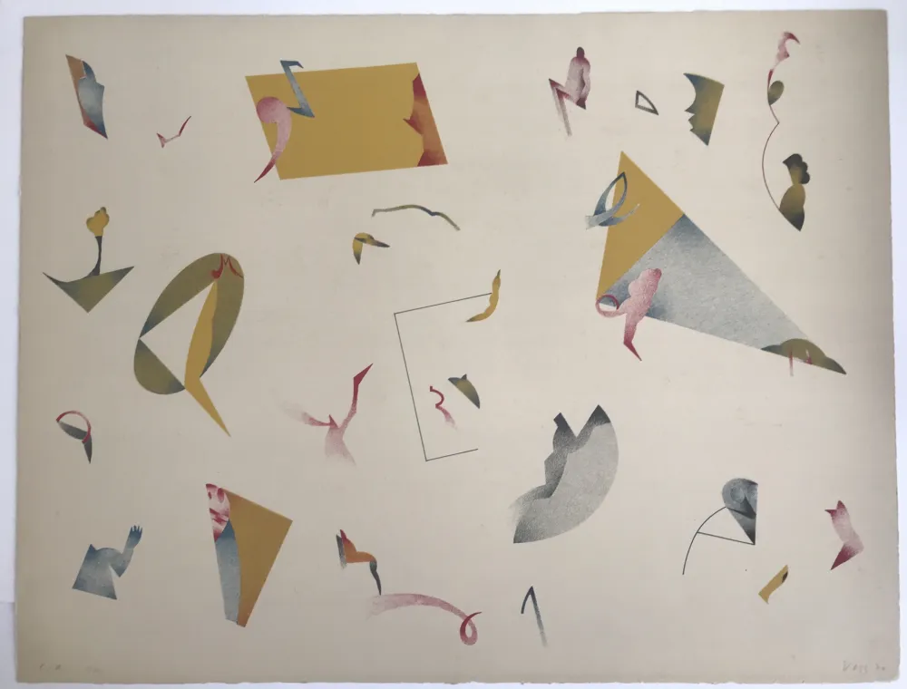 Lithograph Voss - Was auch noch war