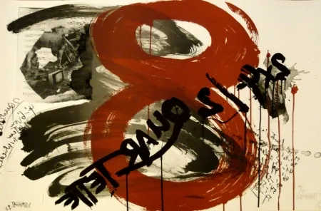 Lithograph Vostell - Sans titre 3