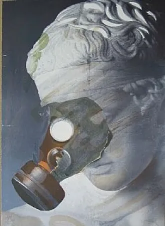 Lithograph Vostell - Sans titre