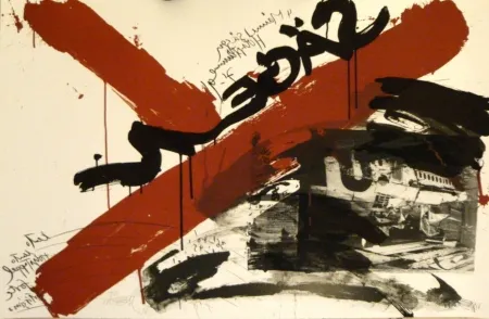 Lithograph Vostell - Sans titre 5