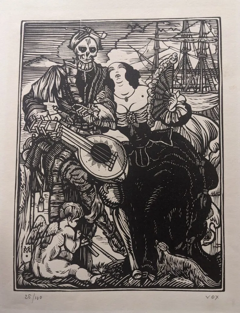 Woodcut Vox - O Mort, vieux capitaine, il est temps, levons l'ancre