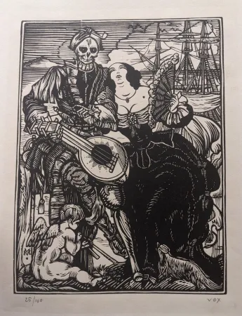 Woodcut Vox - O Mort, vieux capitaine, il est temps, levons l'ancre