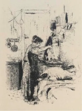 Lithograph Vuillard - Cuisine. Recueil de 117 recettes. Illustré par Edouard Vuillard (6 lithographies originales), André Dunoyer de Segonzac (6 eaux-fortes originales), André Villeboeuf (6 eaux-fortes originales)