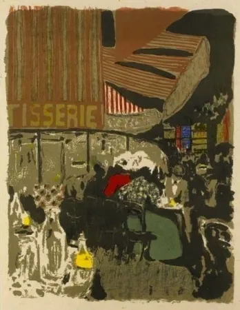 Lithograph Vuillard  - La pâtisserie
