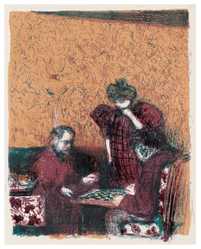 Lithograph Vuillard - Paysage et intérieur 10