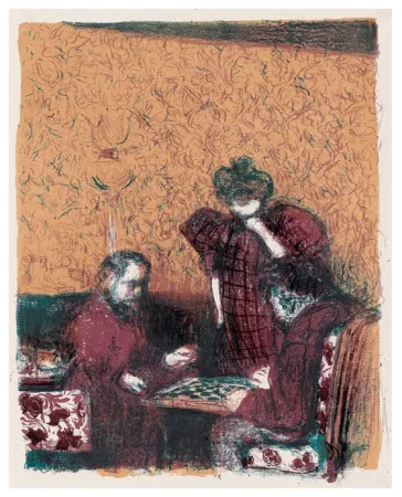 Lithograph Vuillard - Paysage et intérieur 10