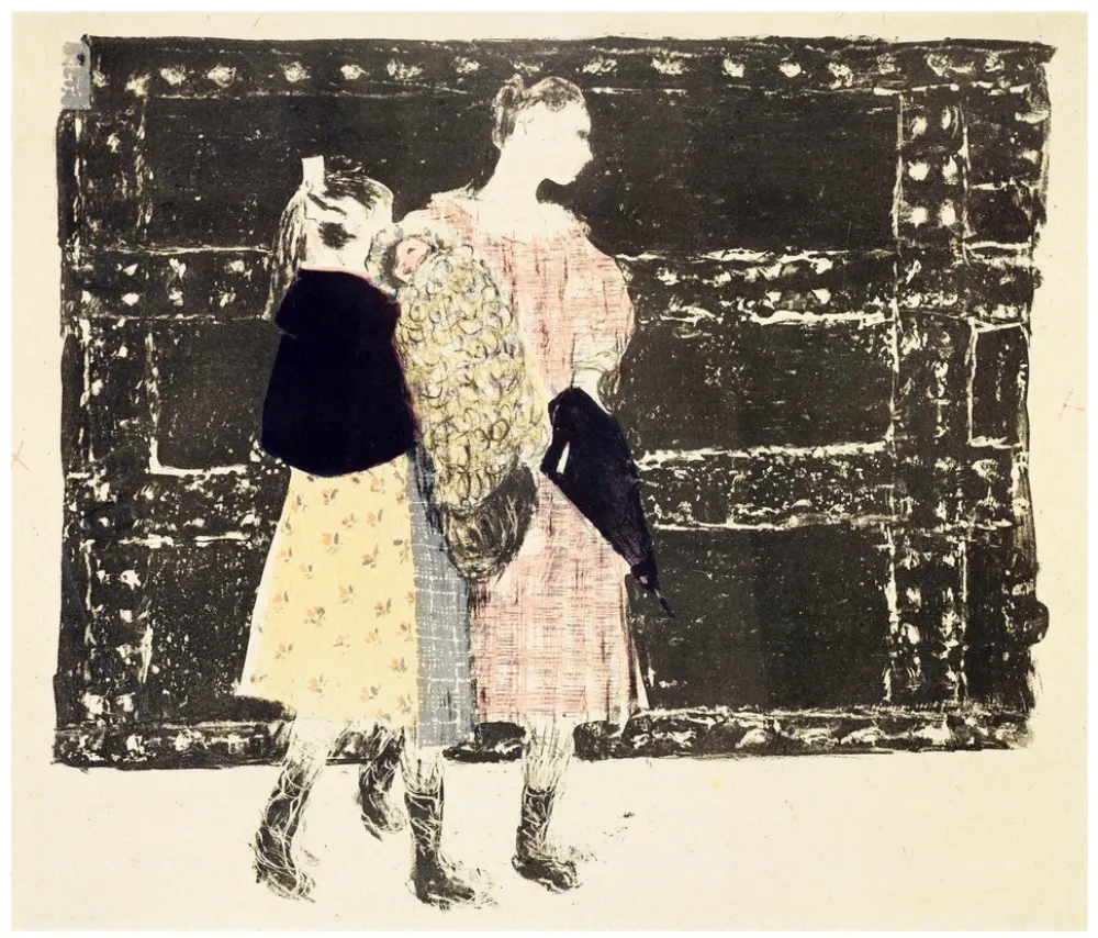 Lithograph Vuillard - Paysage et intérieur 12