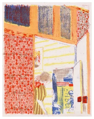 Lithograph Vuillard - Paysage et intérieur 5