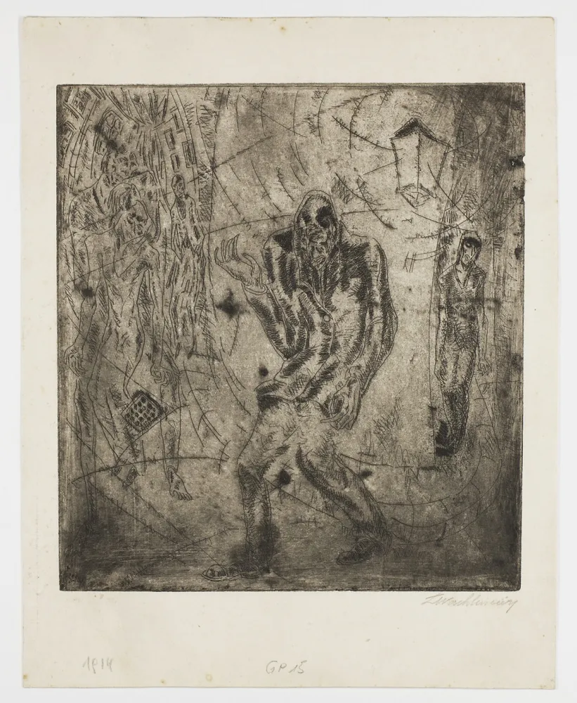 Etching Wach - Haschisch III (Hashish III)