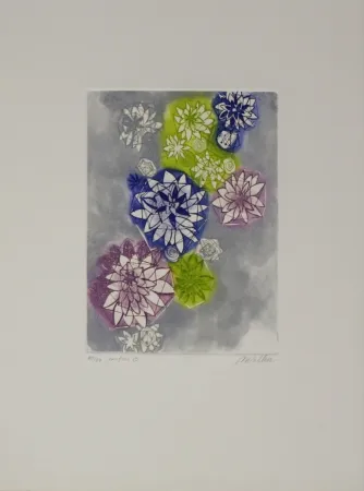 Etching And Aquatint Walker - Cactus B