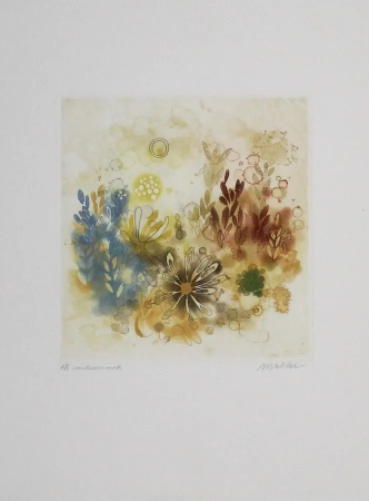 Etching And Aquatint Walker - Midsummer