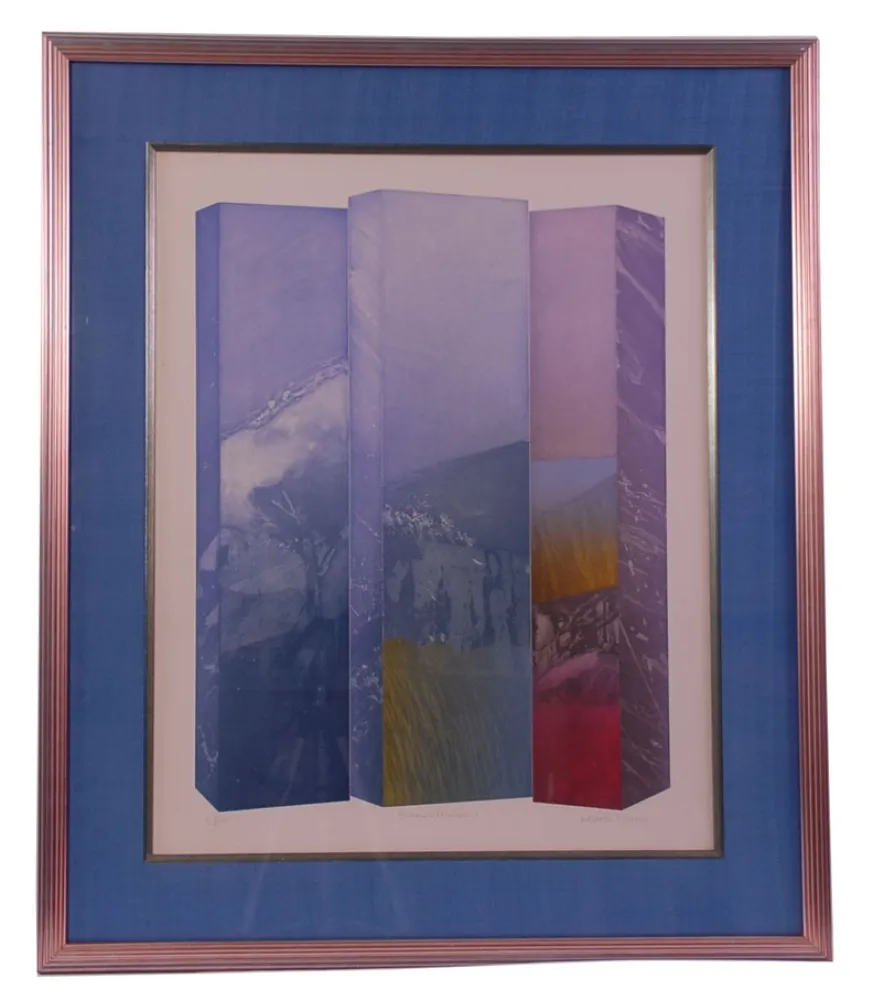 Engraving Ware - Shaped Triptych I