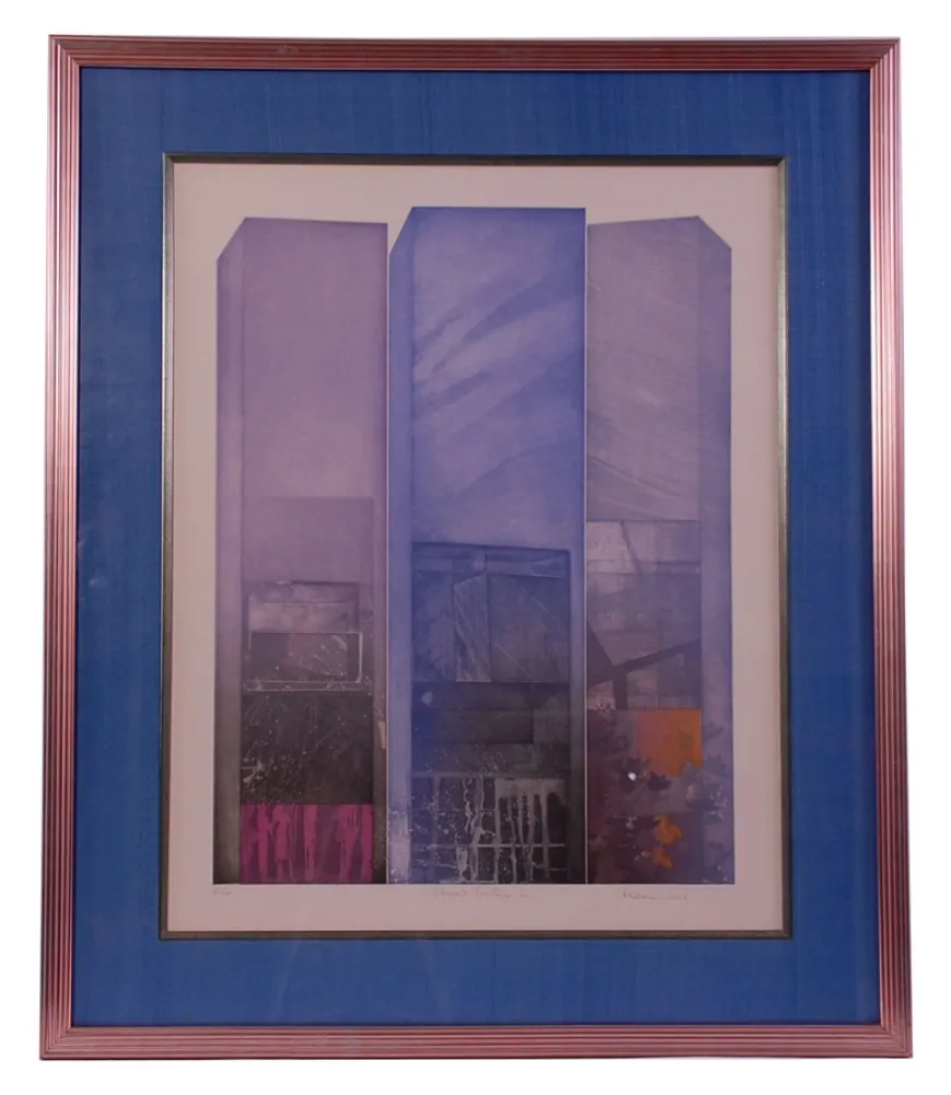 Engraving Ware - Shaped Triptych II