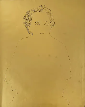Lithograph Warhol - A Gold Book
