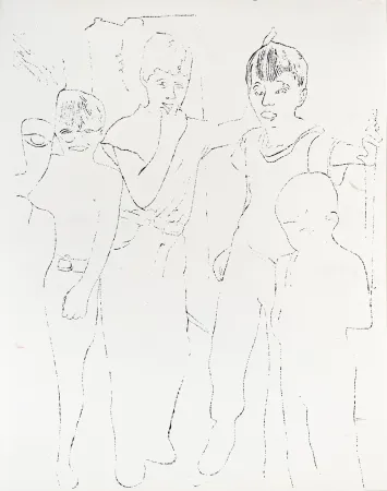 Lithograph Warhol - A Gold Book