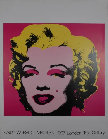 Lithograph Warhol (After) - Andy Warhol, Marilyn, 1967 – London, Tate Gallery, 1987