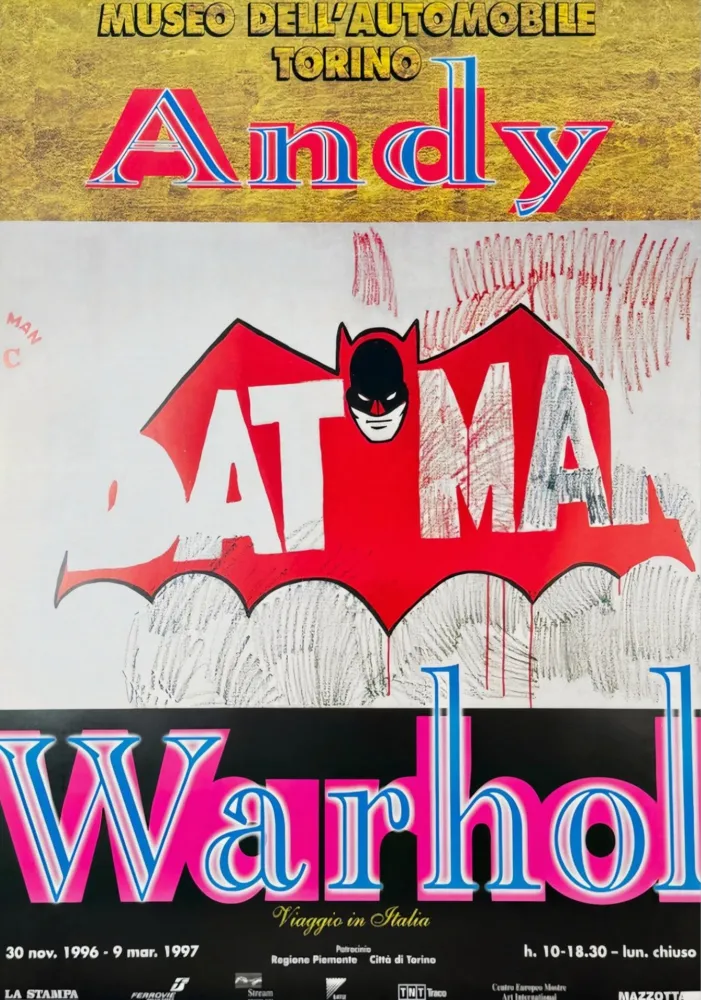Screenprint Warhol (After) - Batman (Museo dell'Automobile)