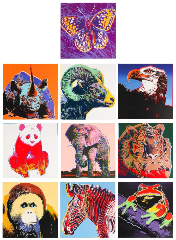 Lithograph Warhol (After) - Endangered Species