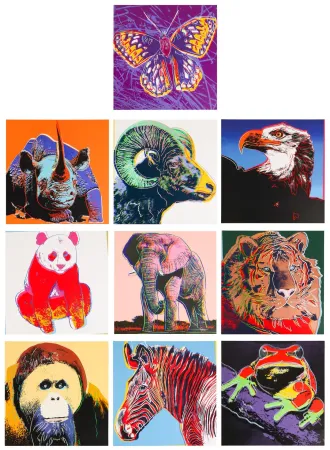 Lithograph Warhol (After) - Endangered Species