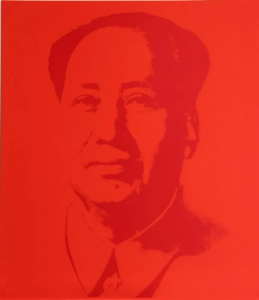 Screenprint Warhol (After) - Mao - Red
