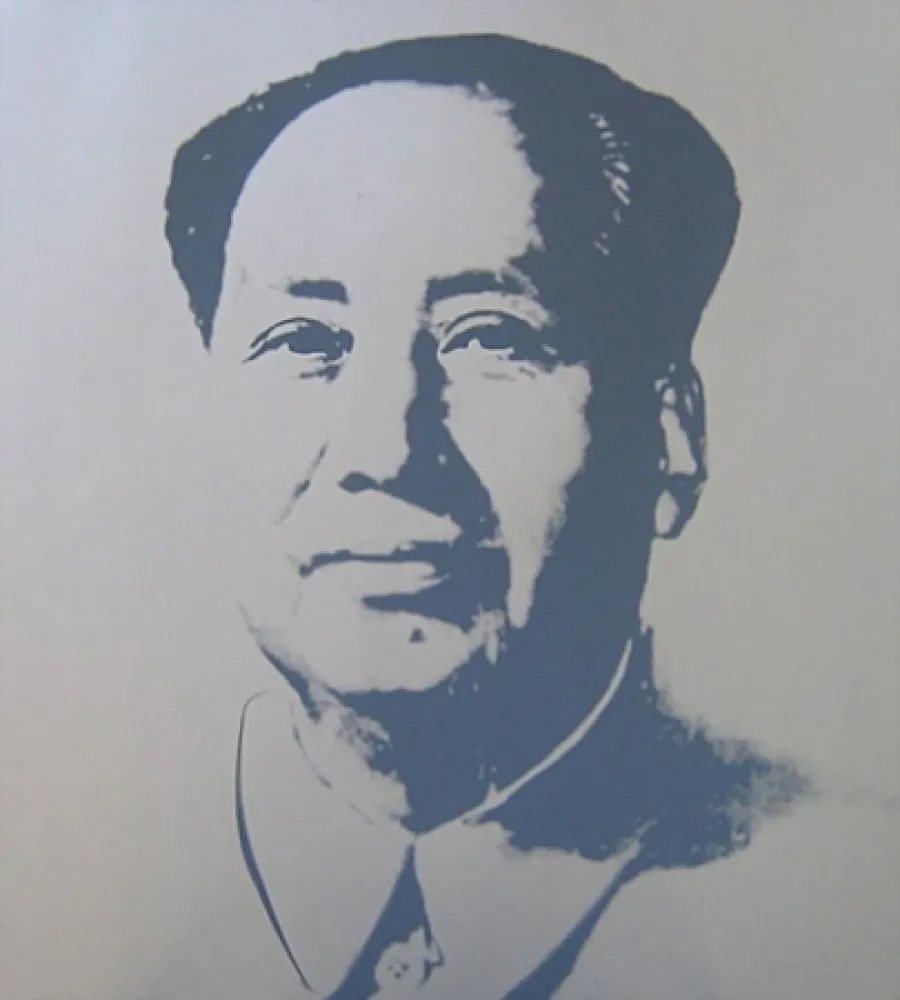 Screenprint Warhol (After) - Mao - Silver
