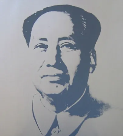 Screenprint Warhol (After) - Mao - Silver