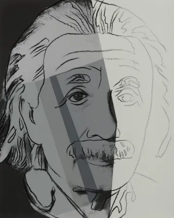 Screenprint Warhol - Albert Einstein