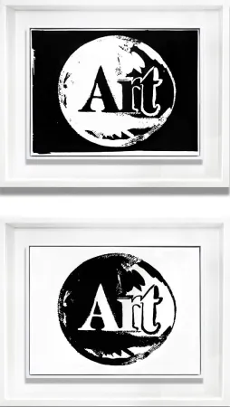 Screenprint Warhol - Art (Positive and Negative)