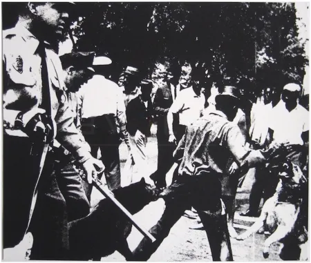 Screenprint Warhol - Birmingham Race Riot 