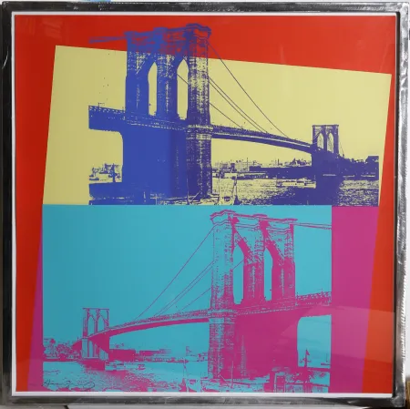 Screenprint Warhol - Brooklyn Bridge