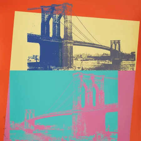 Screenprint Warhol - Brooklyn Bridge (FS II.290)