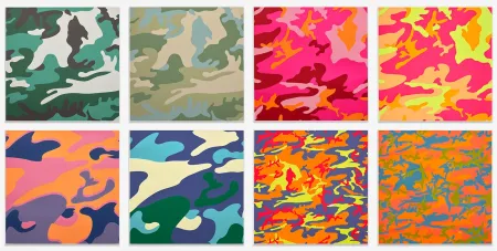 Screenprint Warhol - Camouflage Complete Portfolio