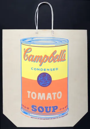 Screenprint Warhol - Campbell's Soup Bag, 1966