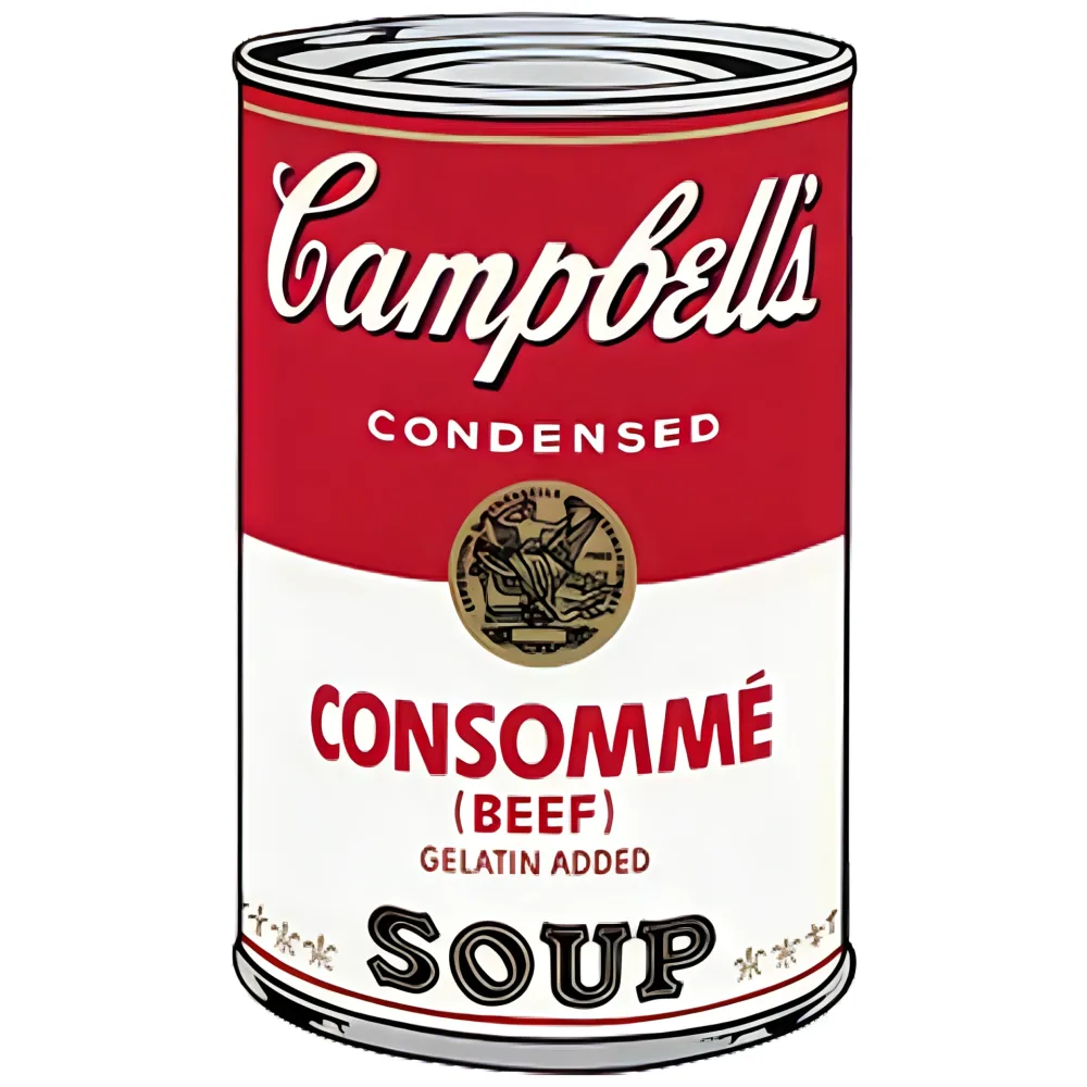 Screenprint Warhol - Campbell's Soup: Consommé (FS II.52)