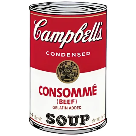 Screenprint Warhol - Campbell's Soup: Consommé (FS II.52)