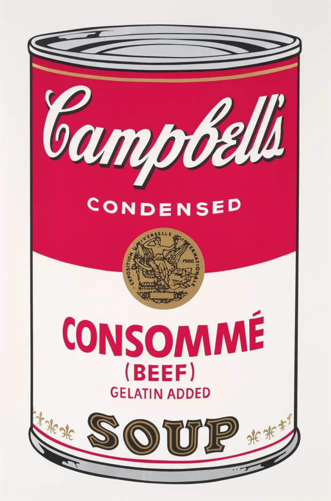 Screenprint Warhol - Campbell's Soup: Consommé (FS II.52)
