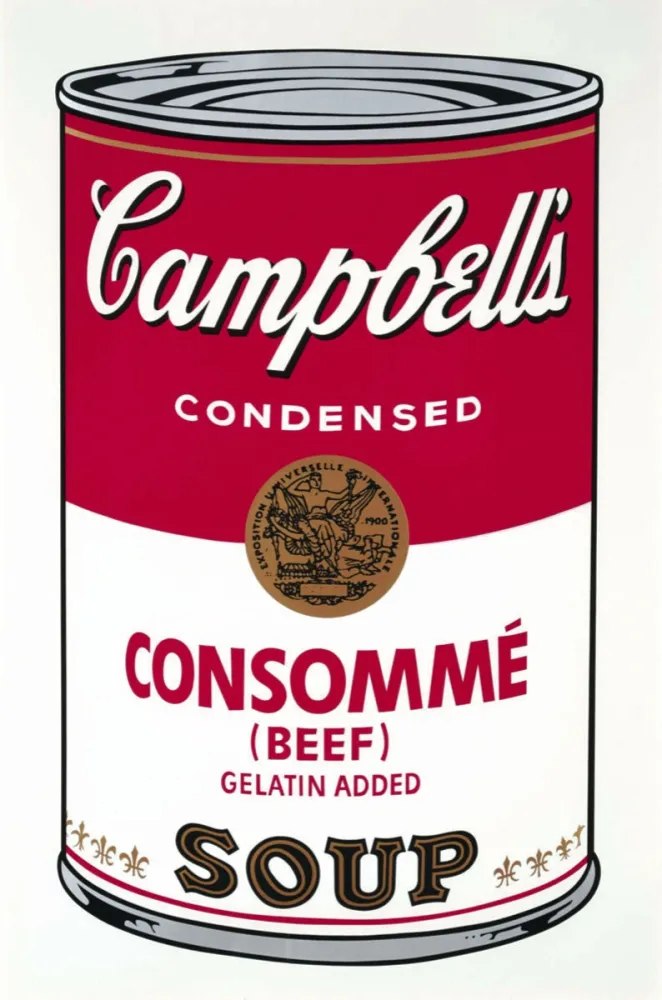 Screenprint Warhol - Campbell's Soup: Consommé (FS II.52)