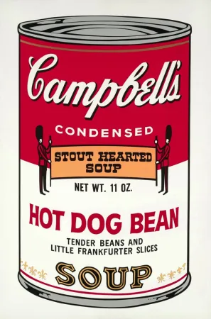 Screenprint Warhol - Campbell's Soup: Hot Dog Bean