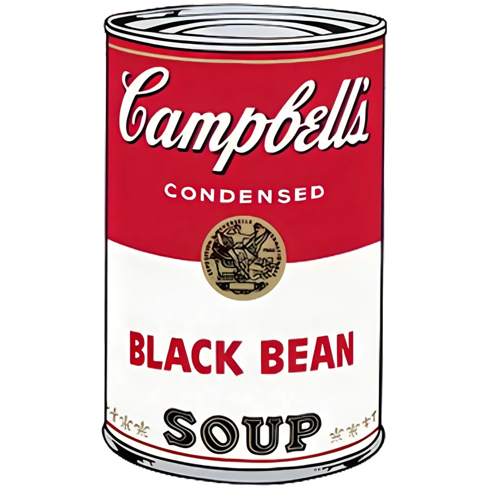 Screenprint Warhol - Campbell's Soup I: Black Bean (FS II.44)