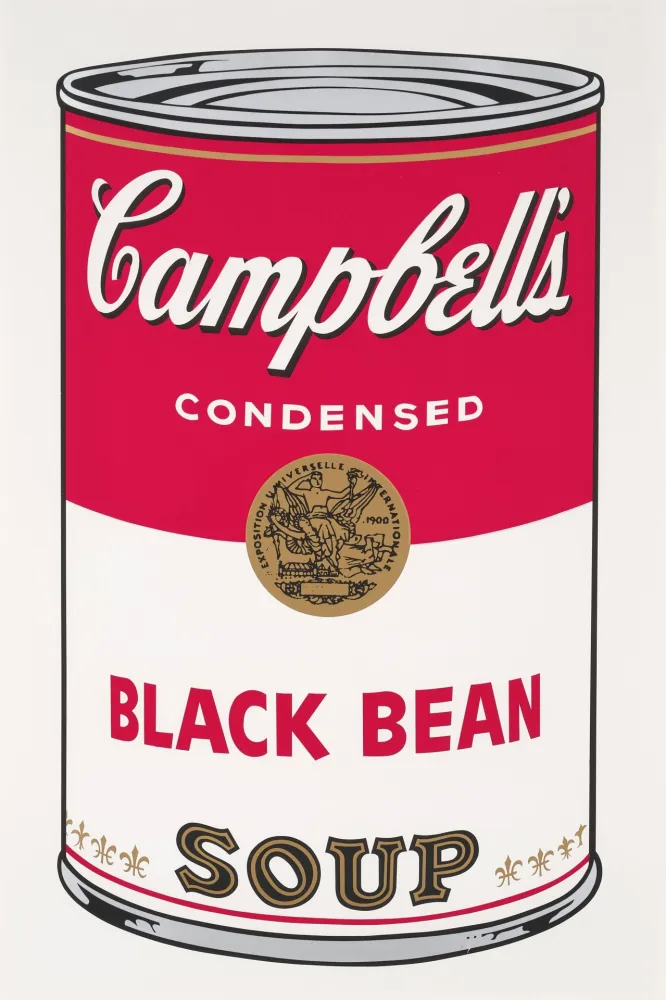 Screenprint Warhol - Campbell's Soup I: Black Bean (FS II.44)