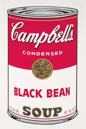 Screenprint Warhol - Campbell's Soup I: Black Bean (FS II.44)