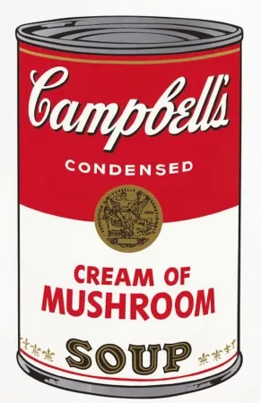 Screenprint Warhol - Campbell's Soup I: Cream of Mushroom by Andy Warhol